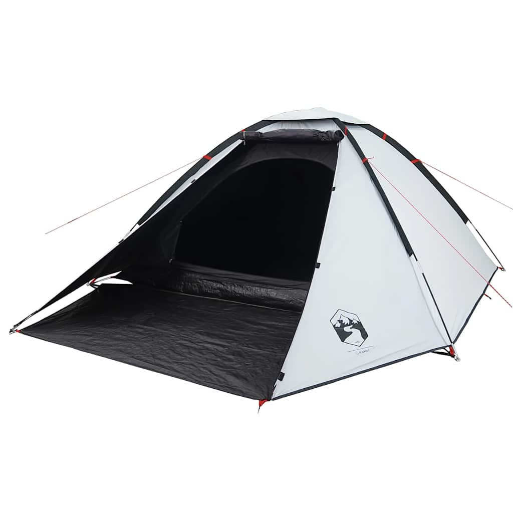 Dome tent for 4 people, white blackout fabric, waterproof