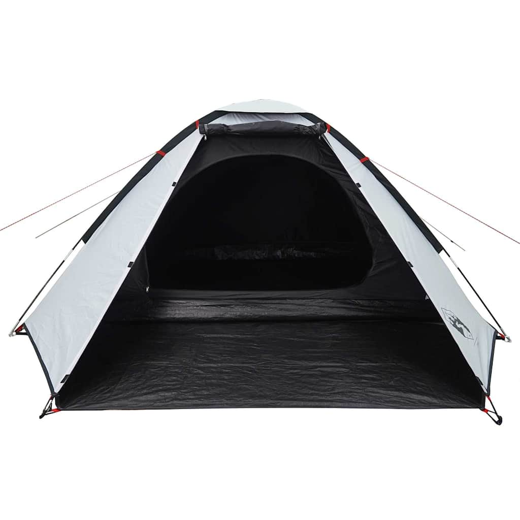 Dome tent for 4 people, white blackout fabric, waterproof