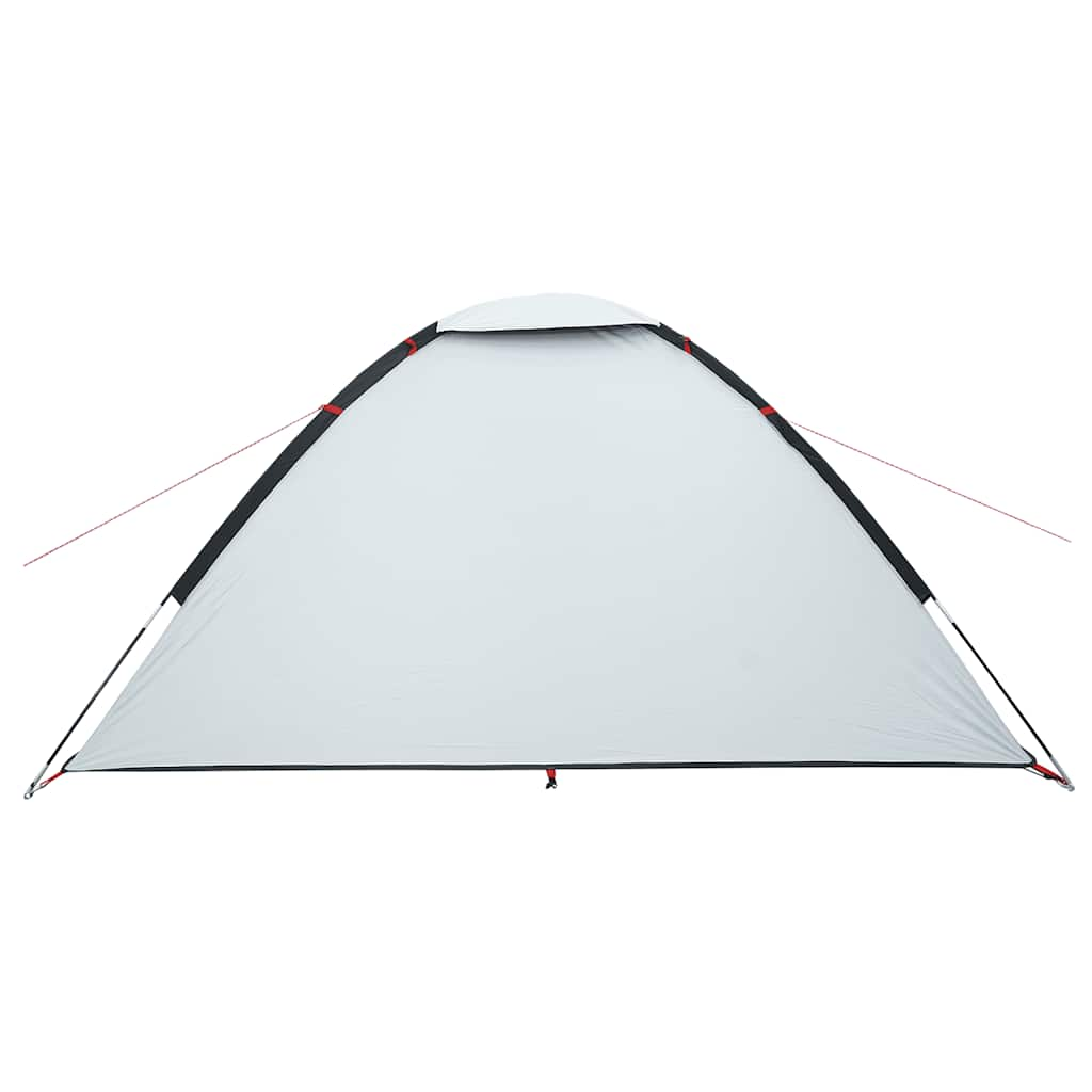 Dome tent for 4 people, white blackout fabric, waterproof