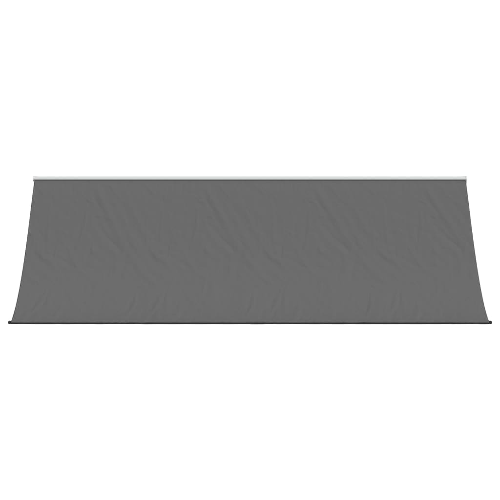 Retractable awning anthracite 400x150 cm fabric and steel