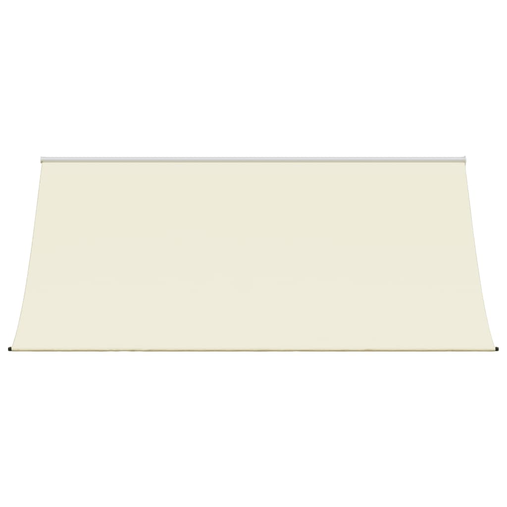 Retractable awning cream 300x150 cm fabric and steel