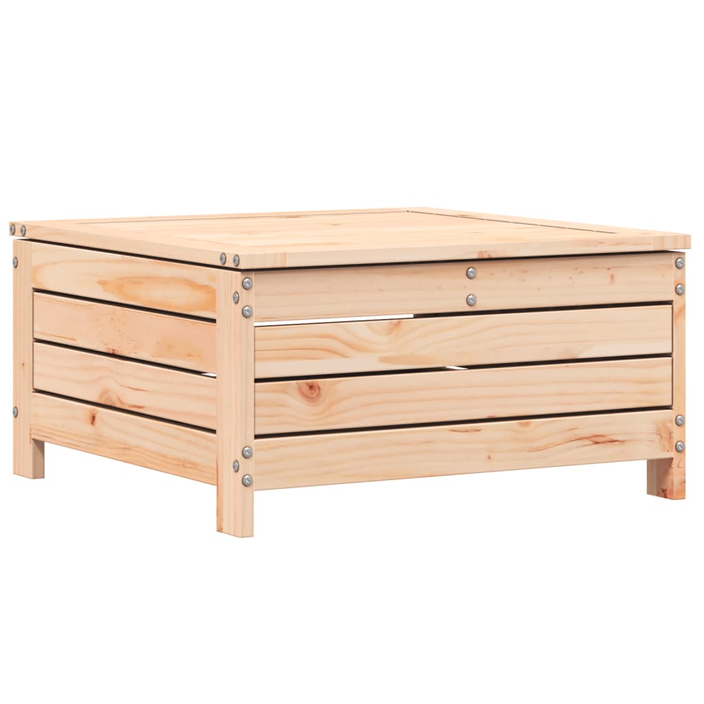 Outdoor stool with cushion, solid pine