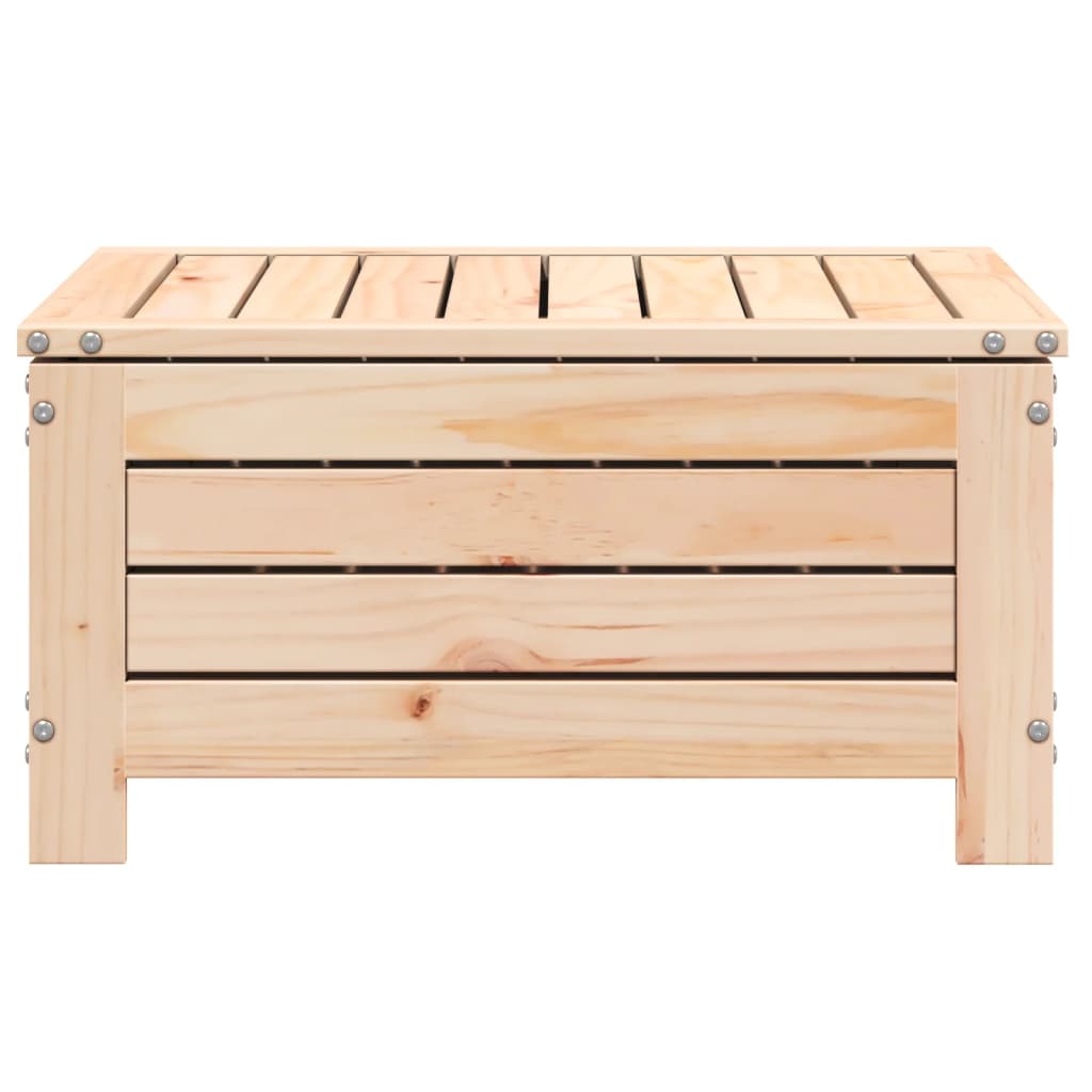 Outdoor stool with cushion, solid pine