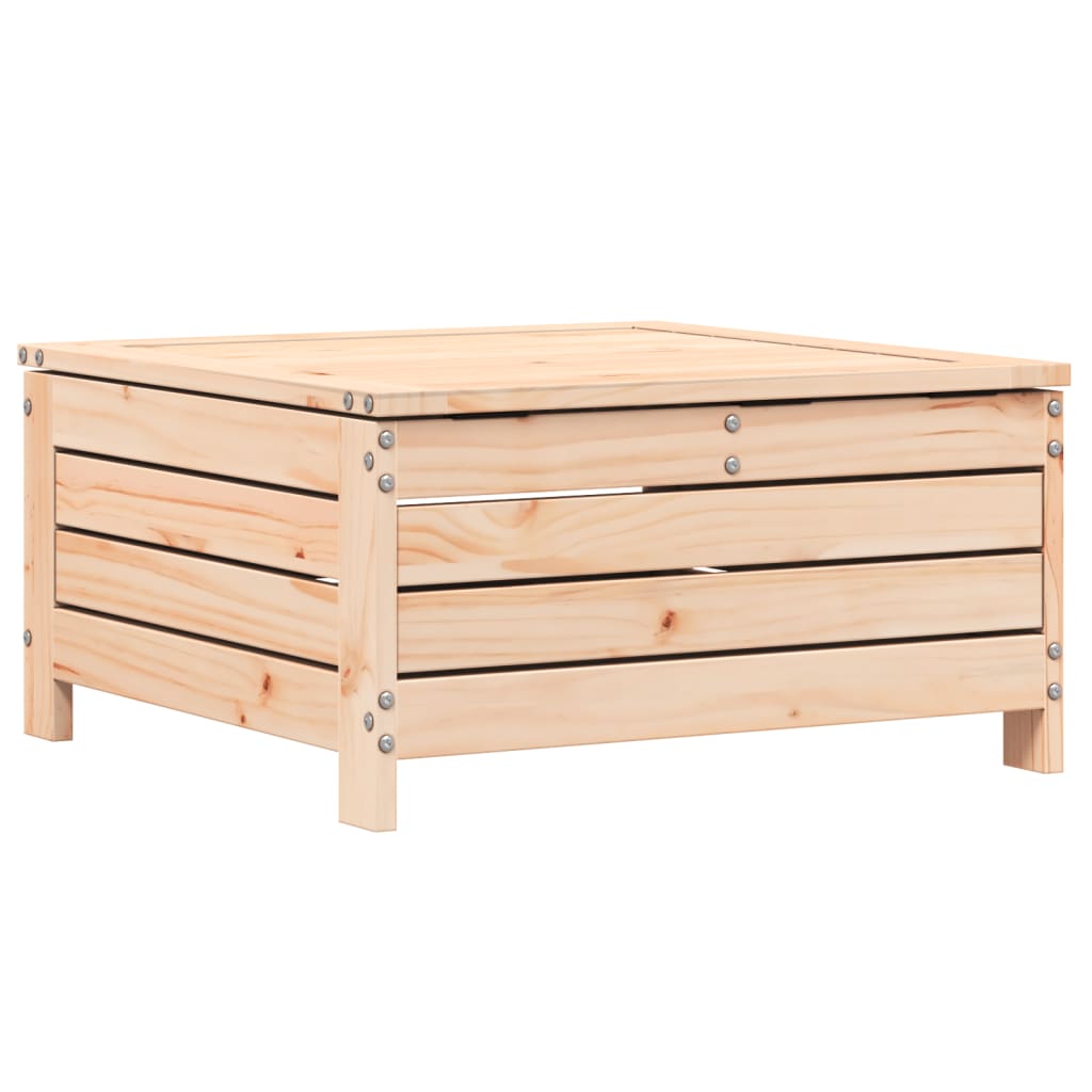 Outdoor stool with cushion, solid pine