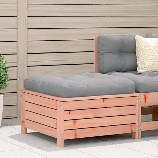 Outdoor stool with cushion, solid Douglas fir