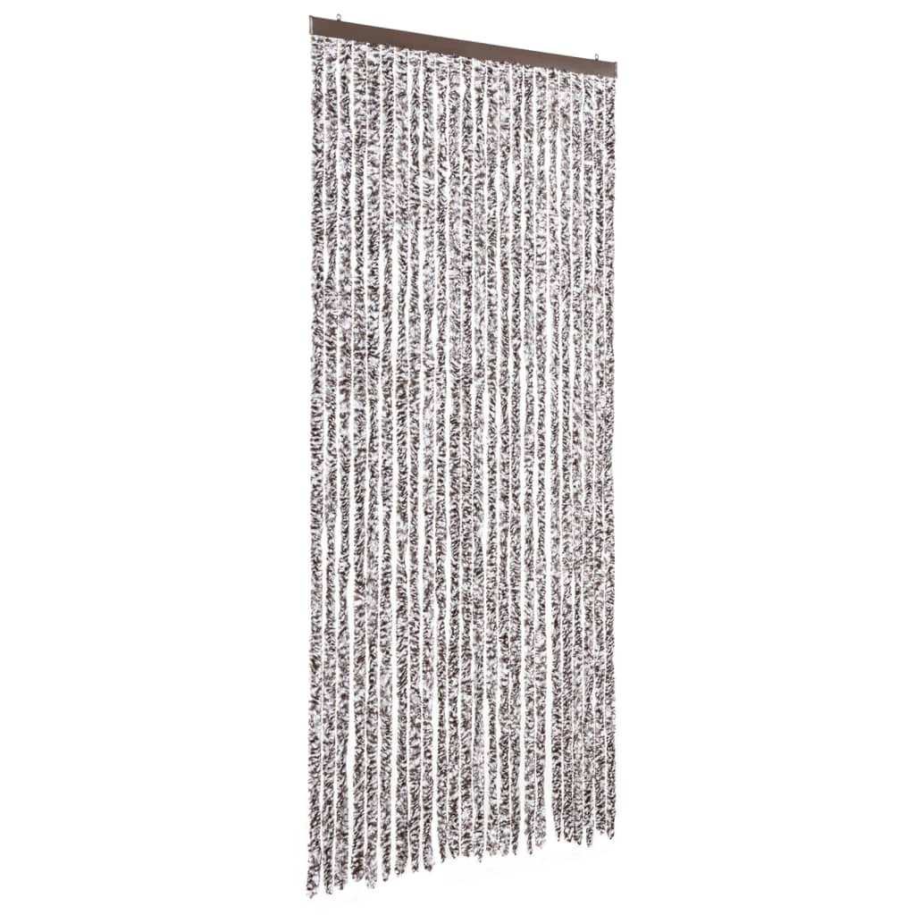 Hyönteisverho ruskea ja beige 100x200 cm chenille