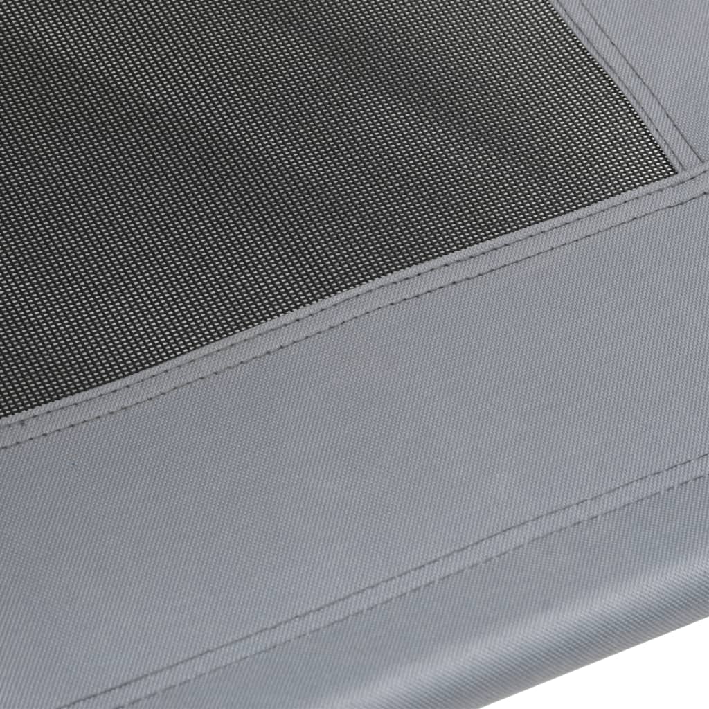 Dog bed with canopy anthracite Oxford fabric and steel