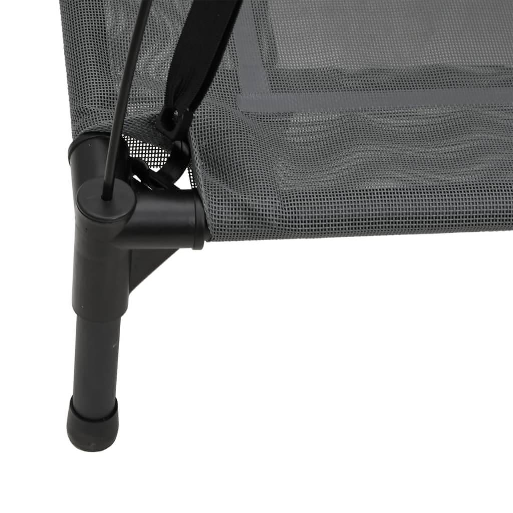 Dog bed with canopy anthracite Oxford fabric and steel