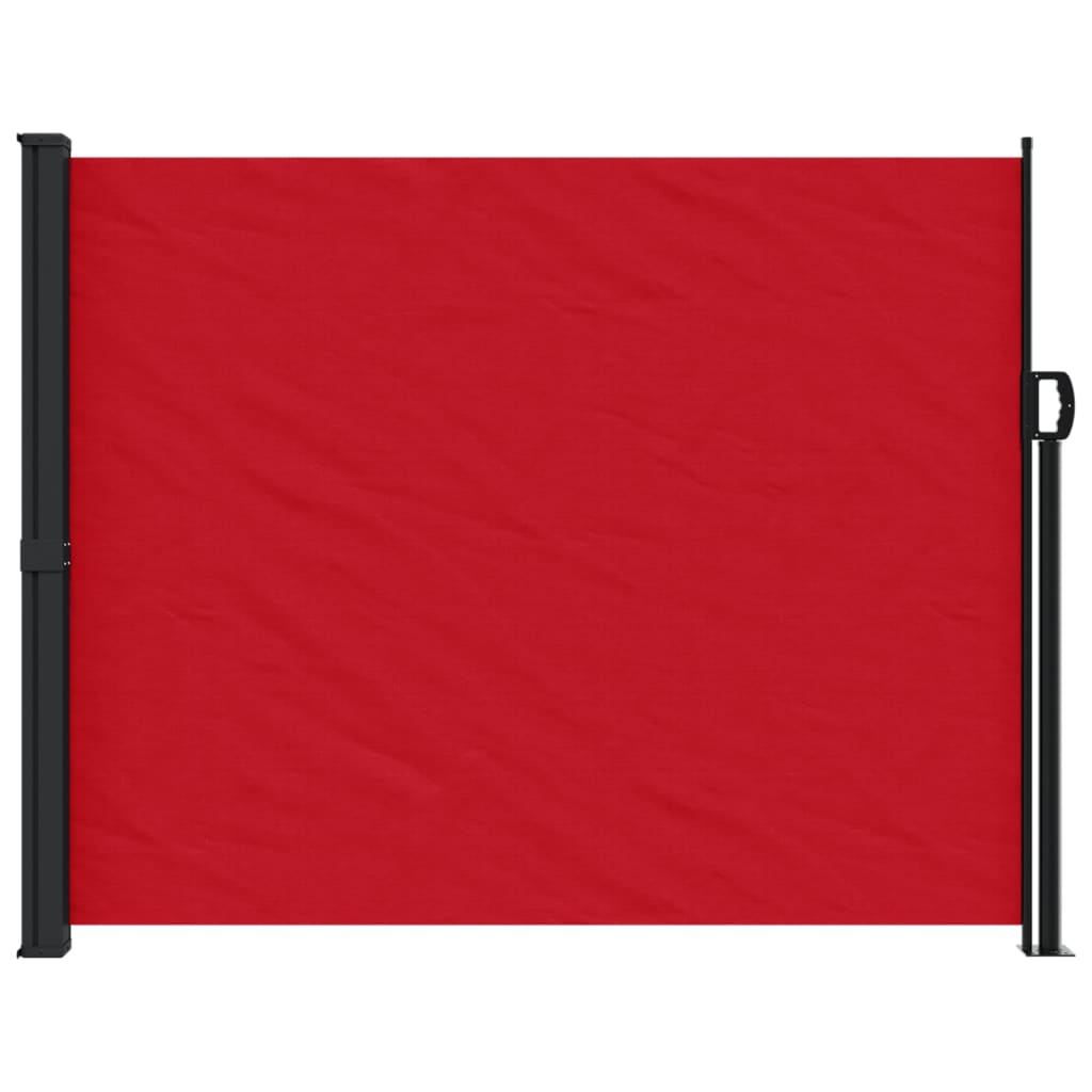 Retractable side awning red 160x300 cm