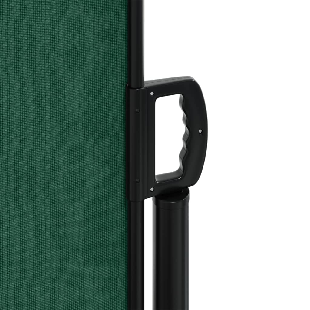 Retractable side awning dark green 160x1200 cm