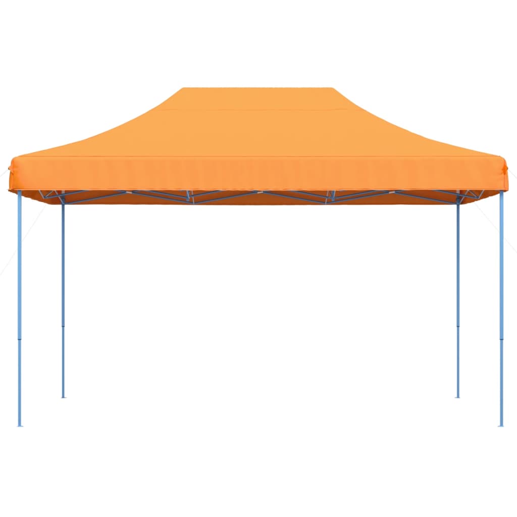 Taitettava pop-up juhlateltta oranssi 440x292x315 cm