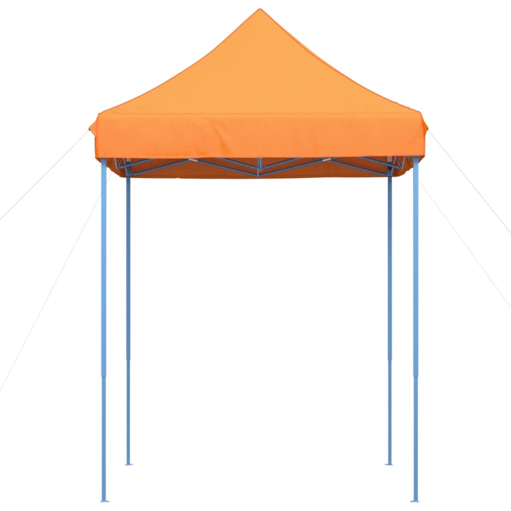 Taitettava pop-up juhlateltta oranssi 200x200x306 cm