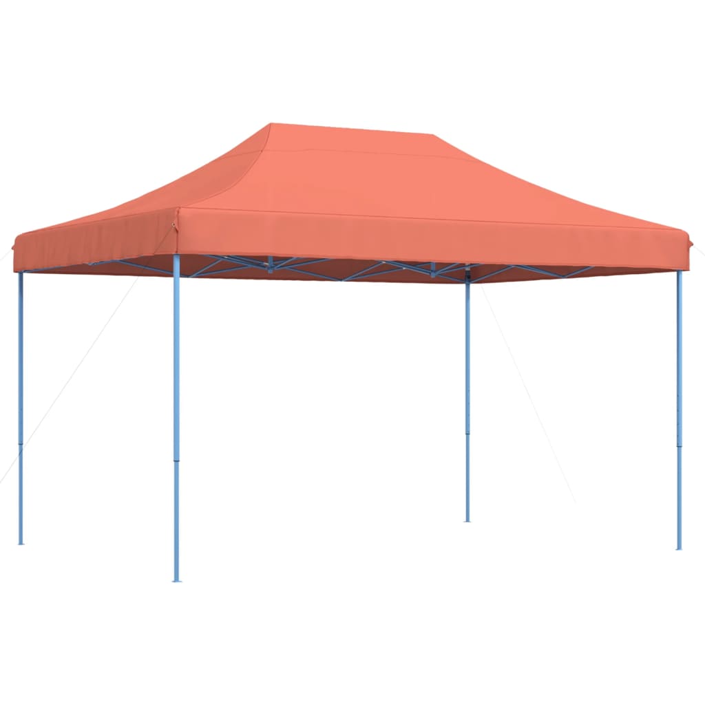 Foldable pop-up party tent terracotta 410x279x315 cm