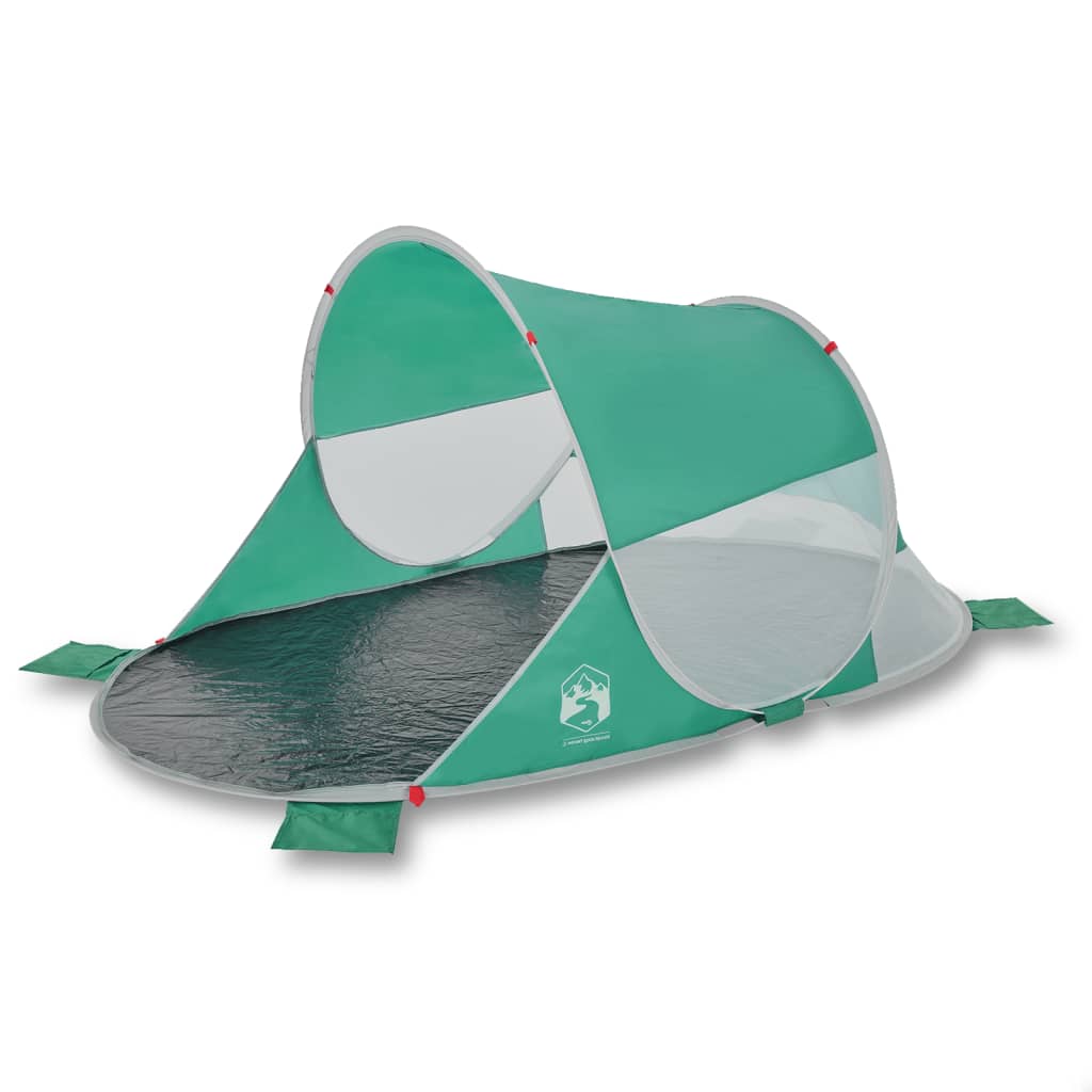 Pop-up beach tent sea green waterproof