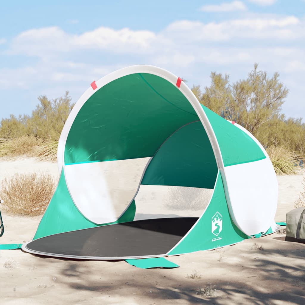 Pop-up beach tent sea green waterproof