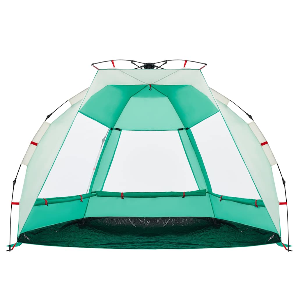 Beach tent for 2 people green quick release waterproof