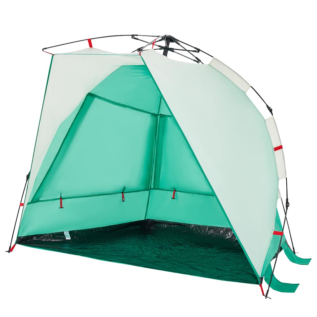 Beach tent for 2 people green quick release waterproof