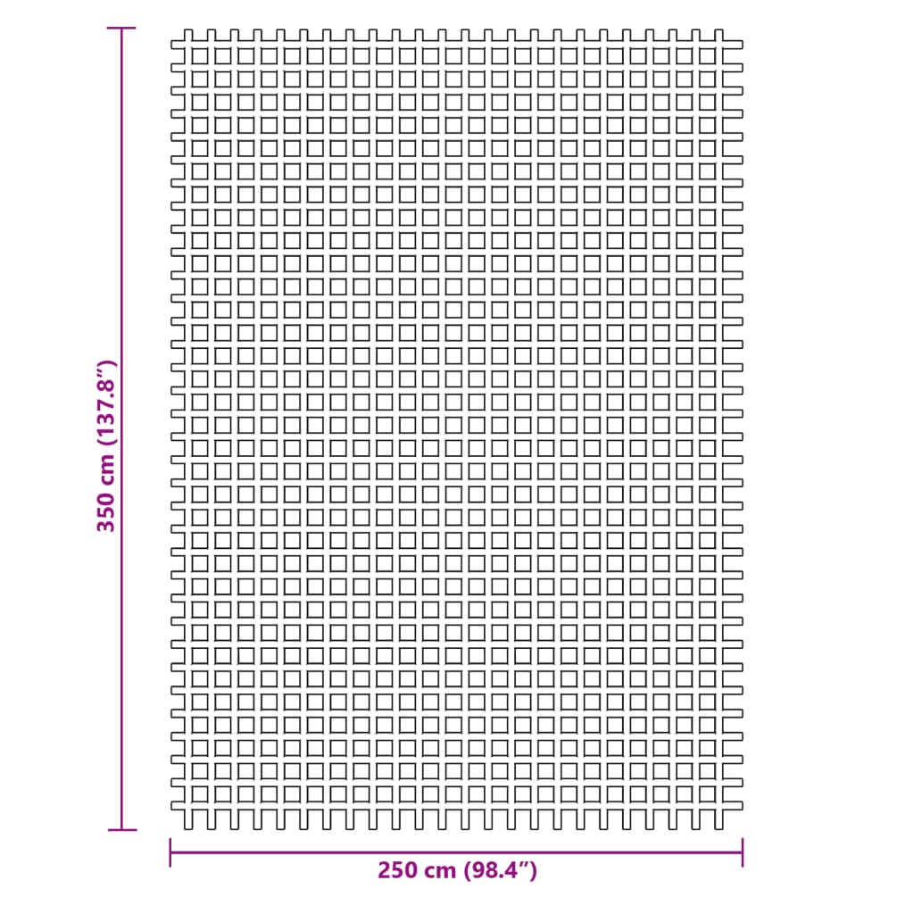 Telttamatto antrasiitti 3,5x2,5 m