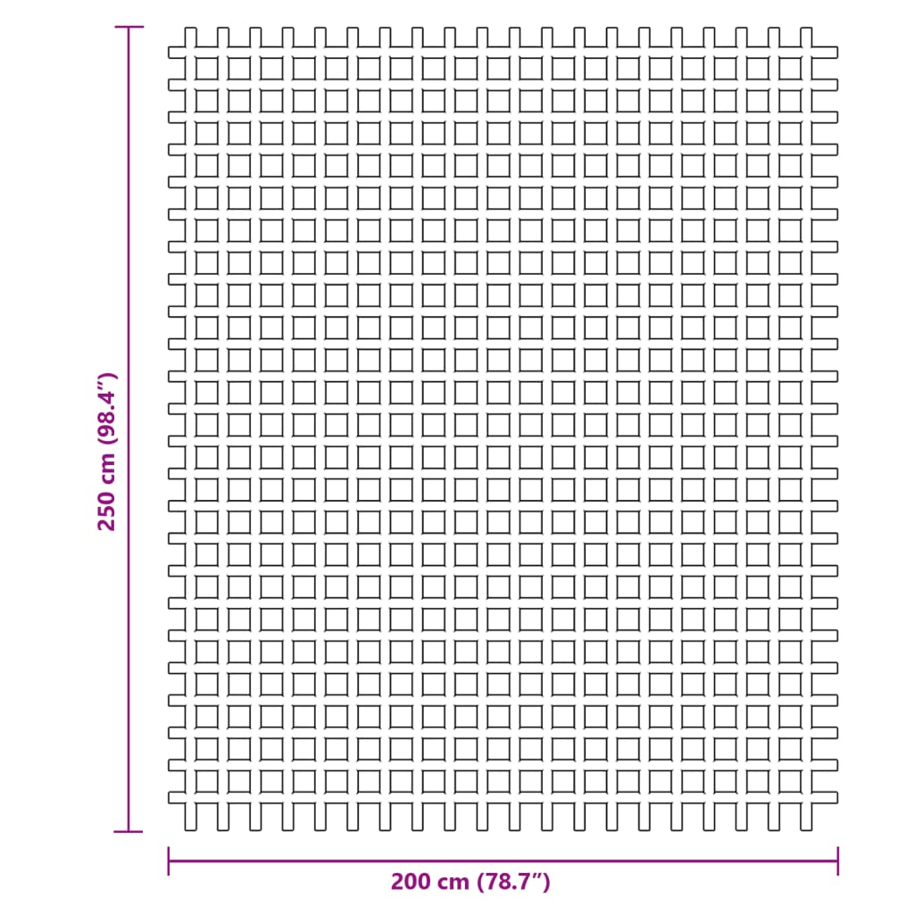 Telttamatto sininen 2,5x2 m