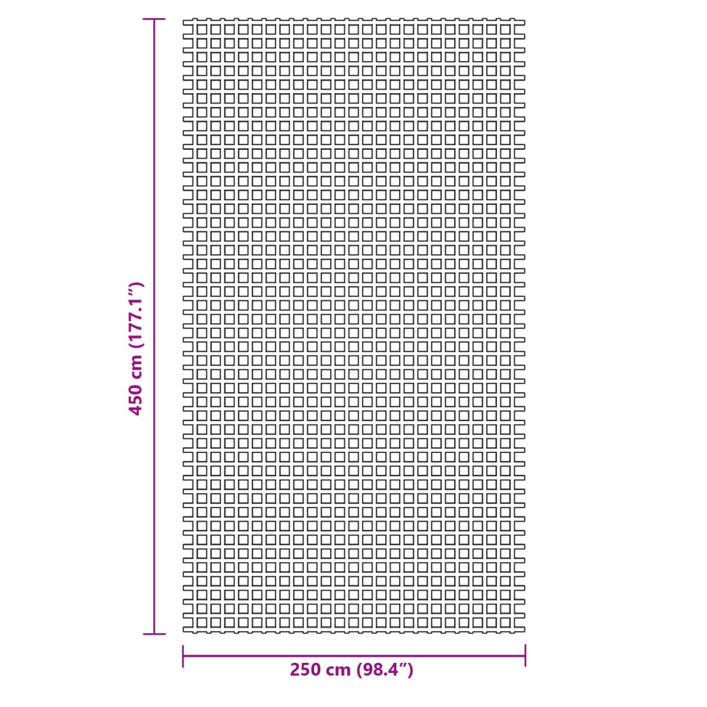 Retkeilymatto sininen 4,5x2,5 m