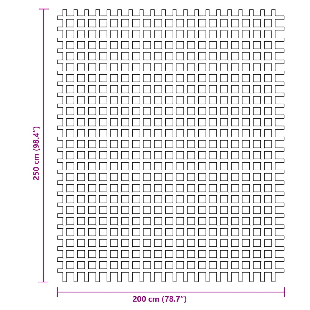 Telttamatto vihreä 2,5x2 m