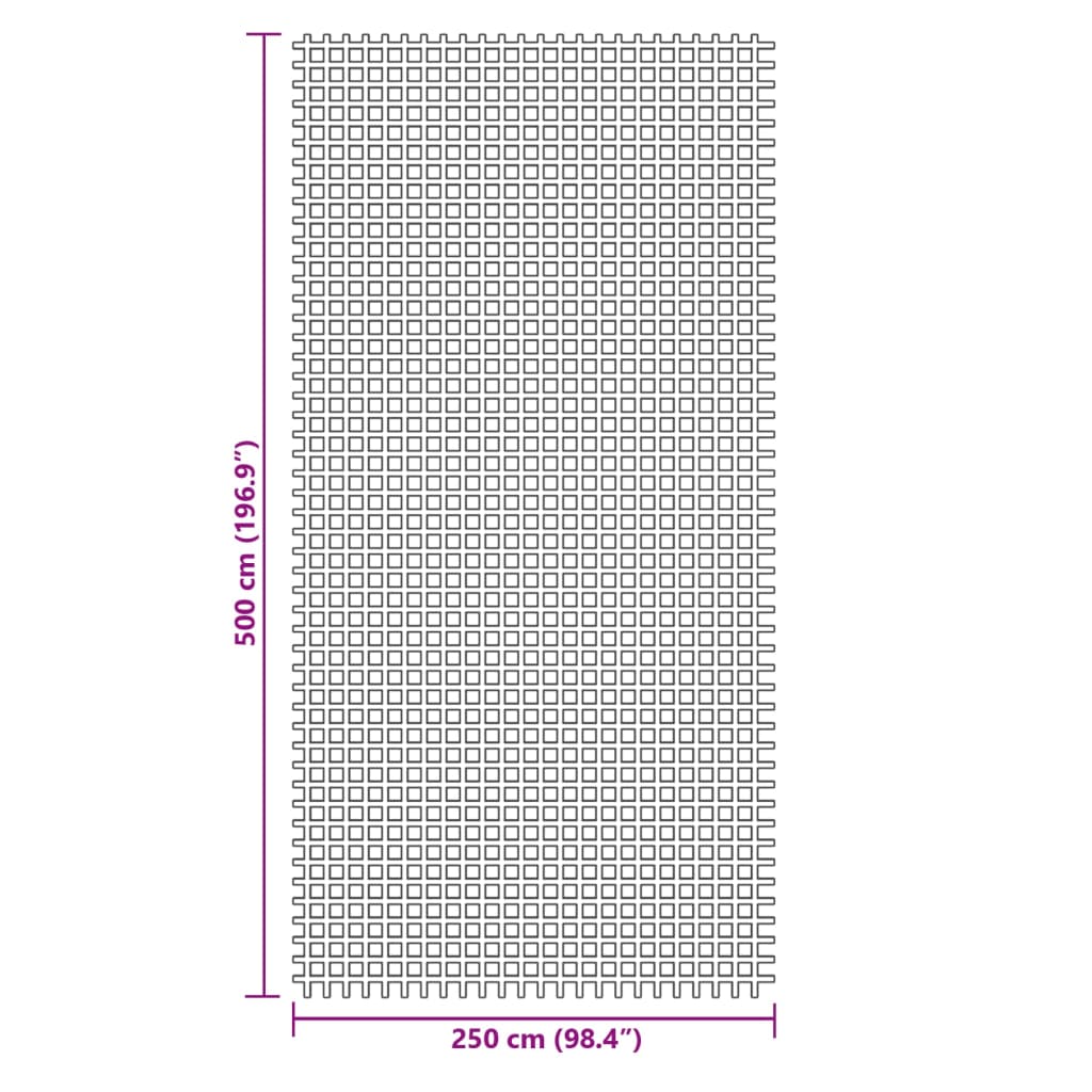 Retkeilymatto vihreä 5x2,5 m