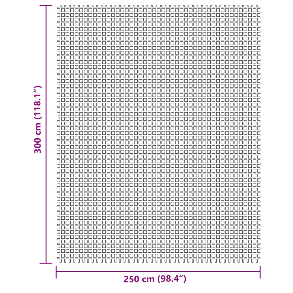 Camping mat cream 3x2.5 m