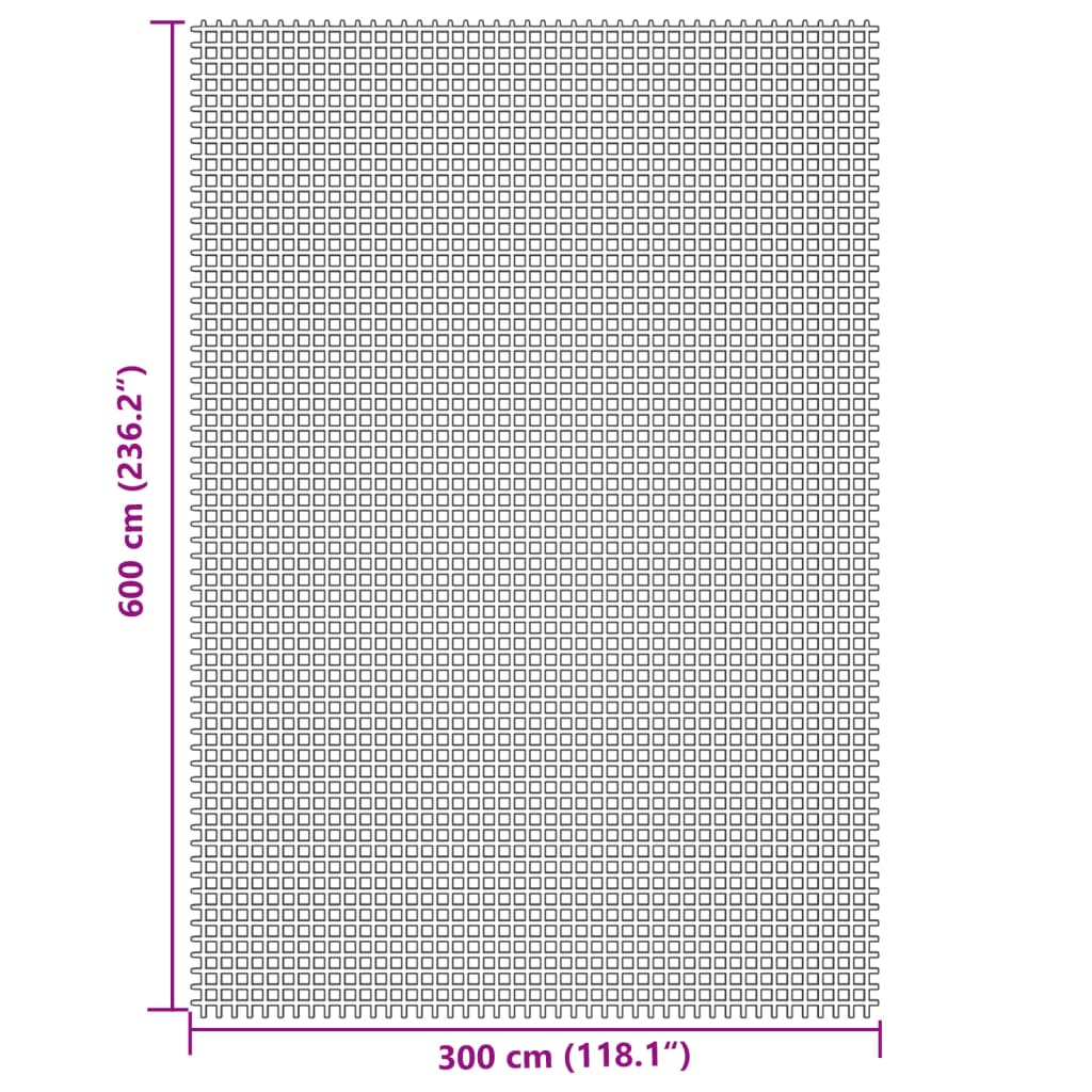 Telttamatto kerma 6x3 m