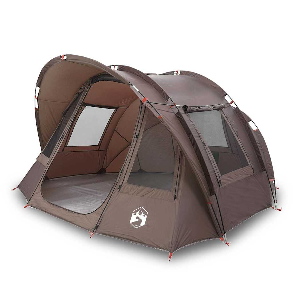 Fishing tent for 2 people brown waterproof