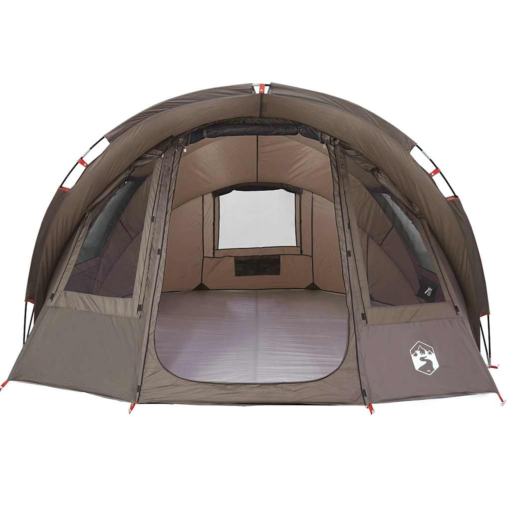 Fishing tent for 2 people brown waterproof