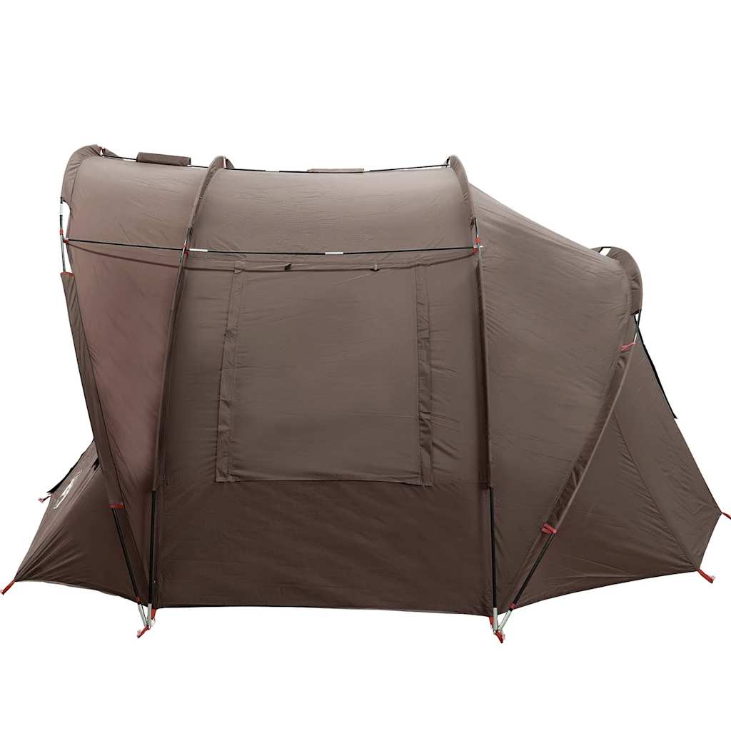 Fishing tent for 2 people brown waterproof