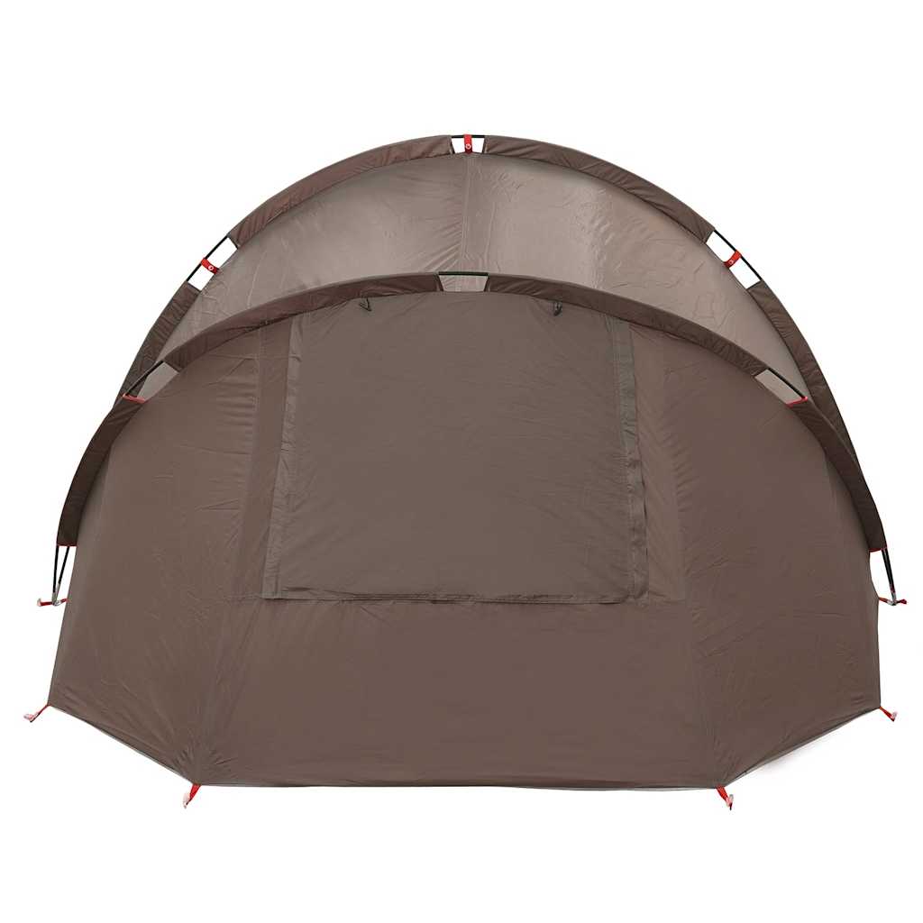 Fishing tent for 2 people brown waterproof