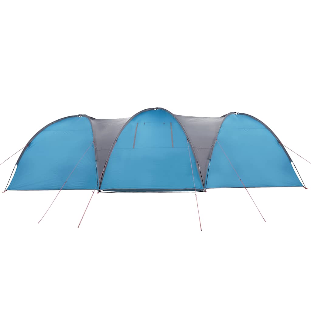 Family tent dome for 8 people blue waterproof