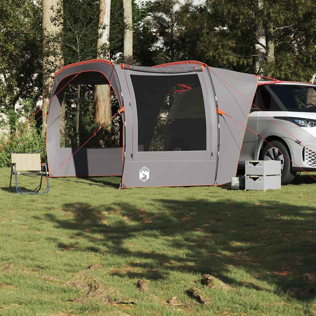 Car tent grey and orange waterproof