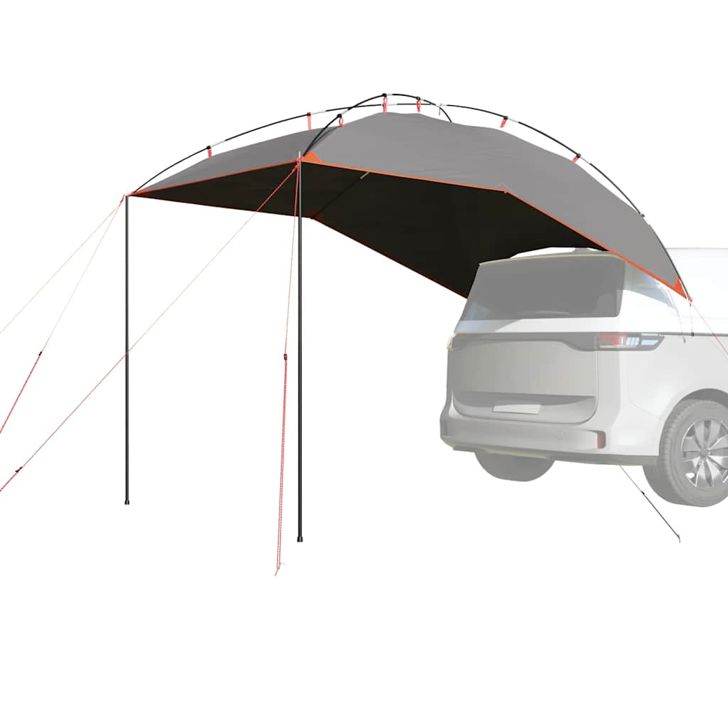 Car tent grey and orange waterproof