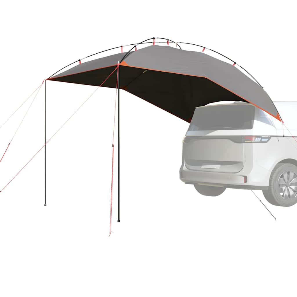 Car tent grey and orange waterproof