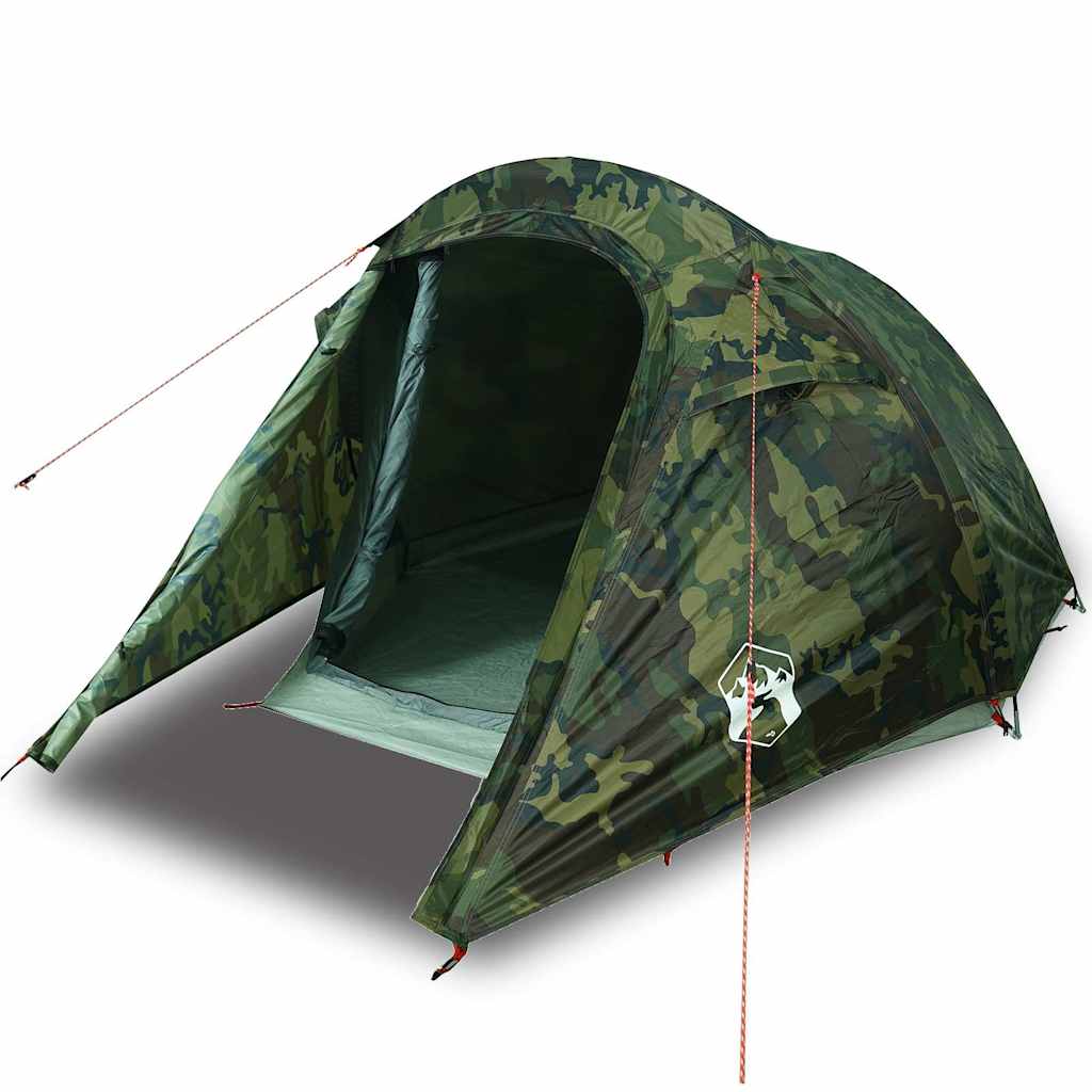 Tunnel tent for 3 people camouflage waterproof