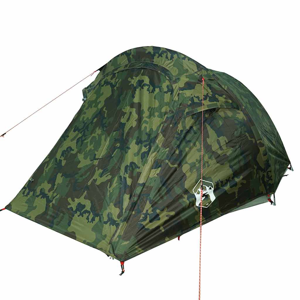 Tunnel tent for 3 people camouflage waterproof