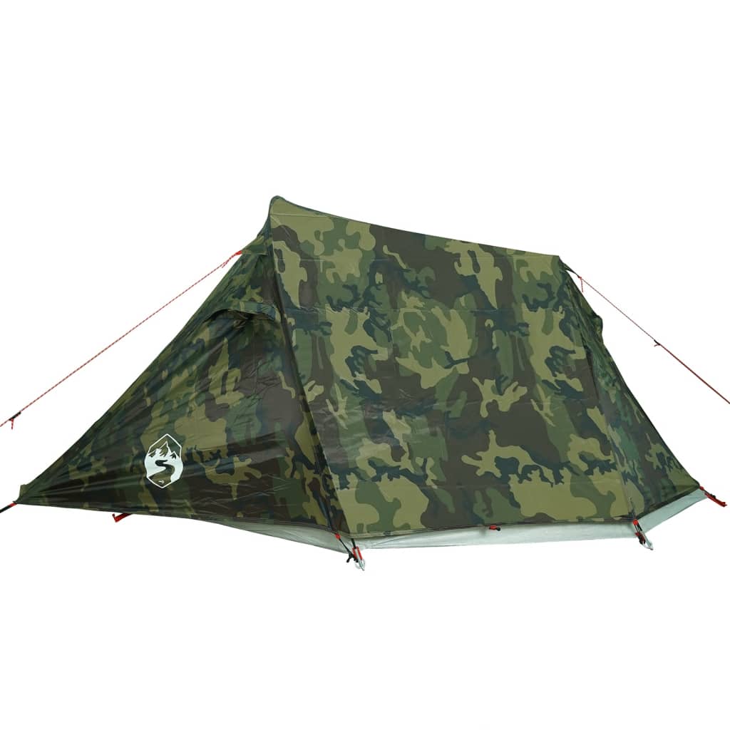 Tunnel tent for 3 people camouflage waterproof