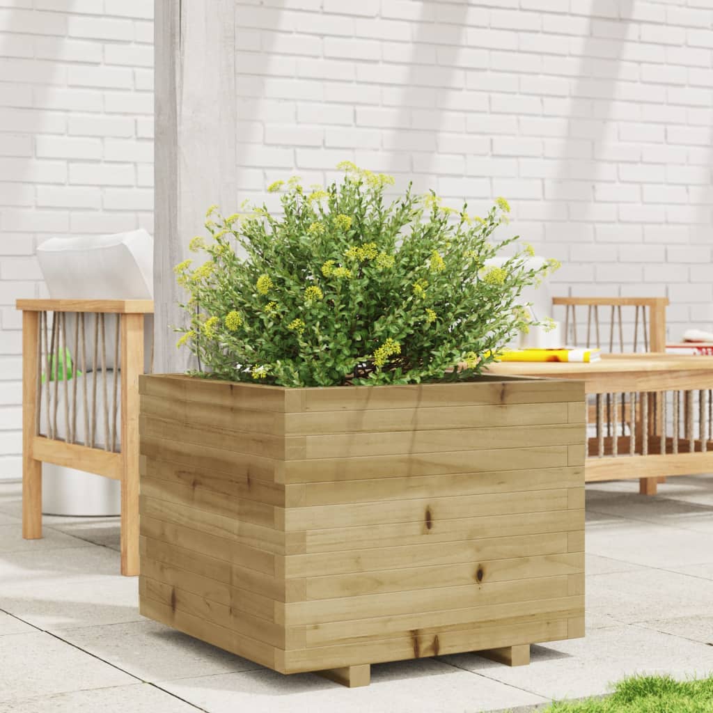 Garden flower box 60x60x49.5 cm impregnated pine