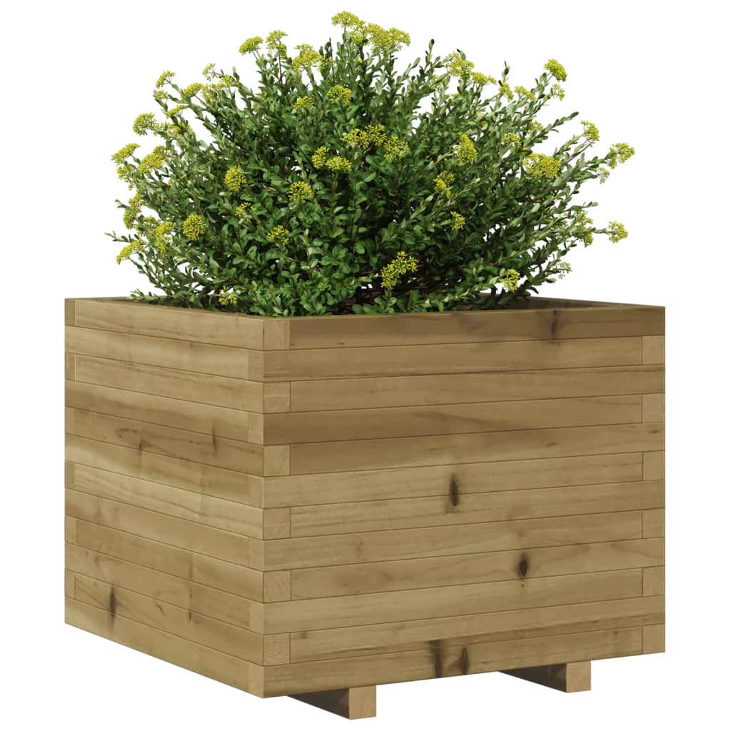 Garden flower box 60x60x49.5 cm impregnated pine