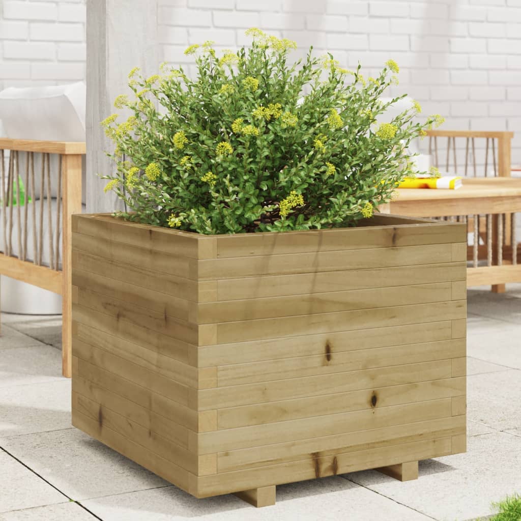 Garden flower box 60x60x49.5 cm impregnated pine