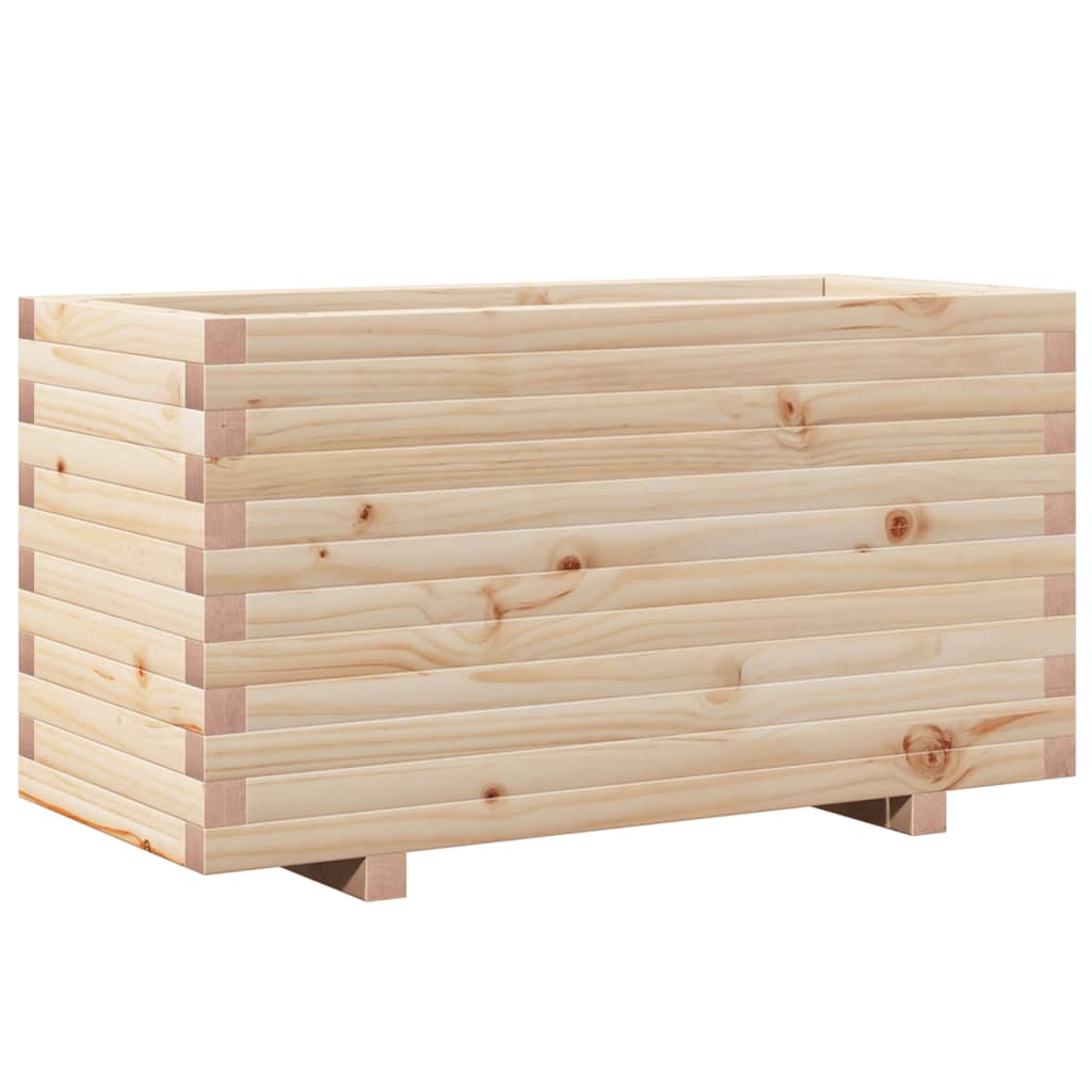 Garden flower box 90x40x49.5 cm solid pine