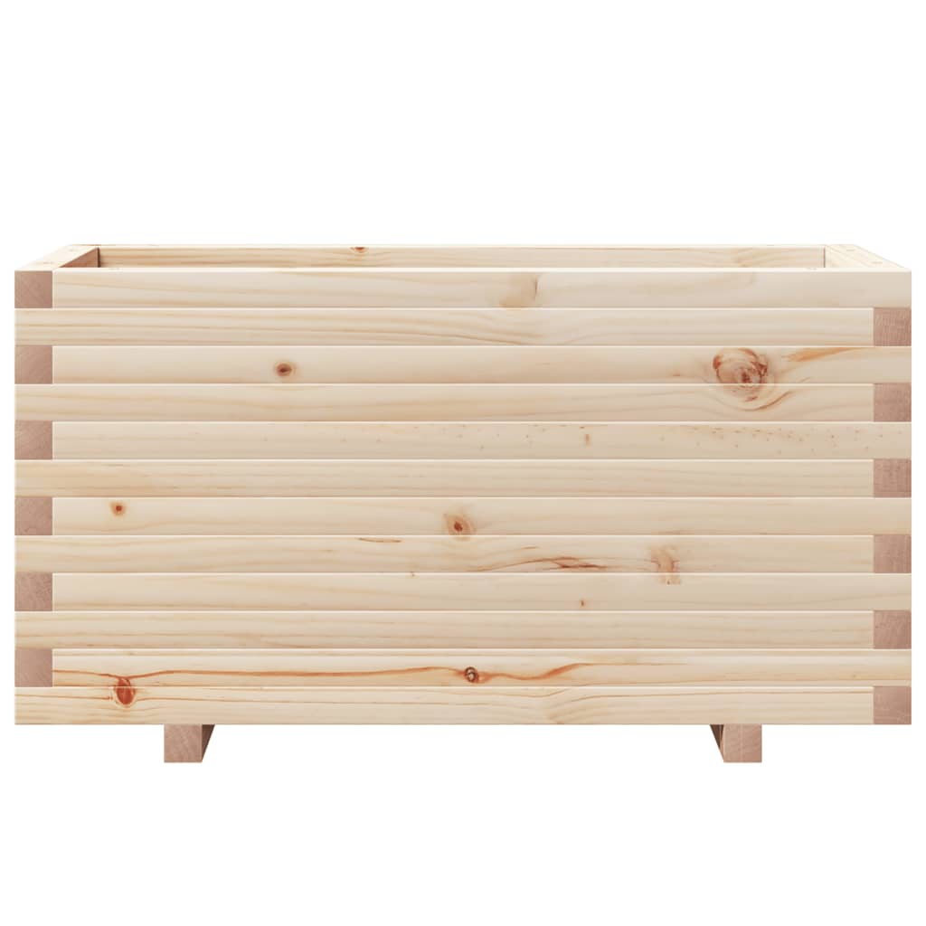 Garden flower box 90x40x49.5 cm solid pine