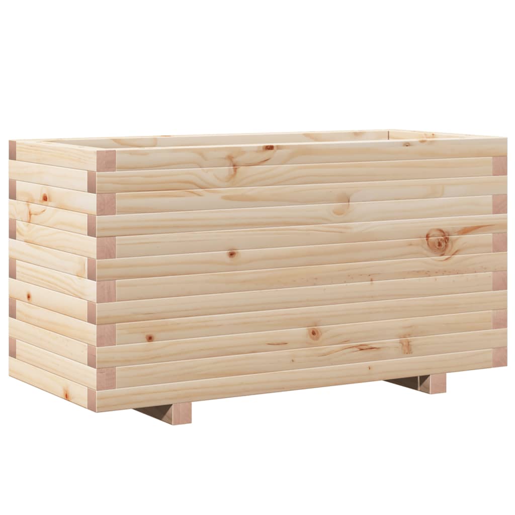 Garden flower box 90x40x49.5 cm solid pine