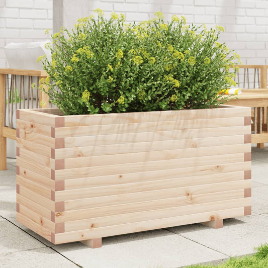 Garden flower box 90x40x49.5 cm solid pine