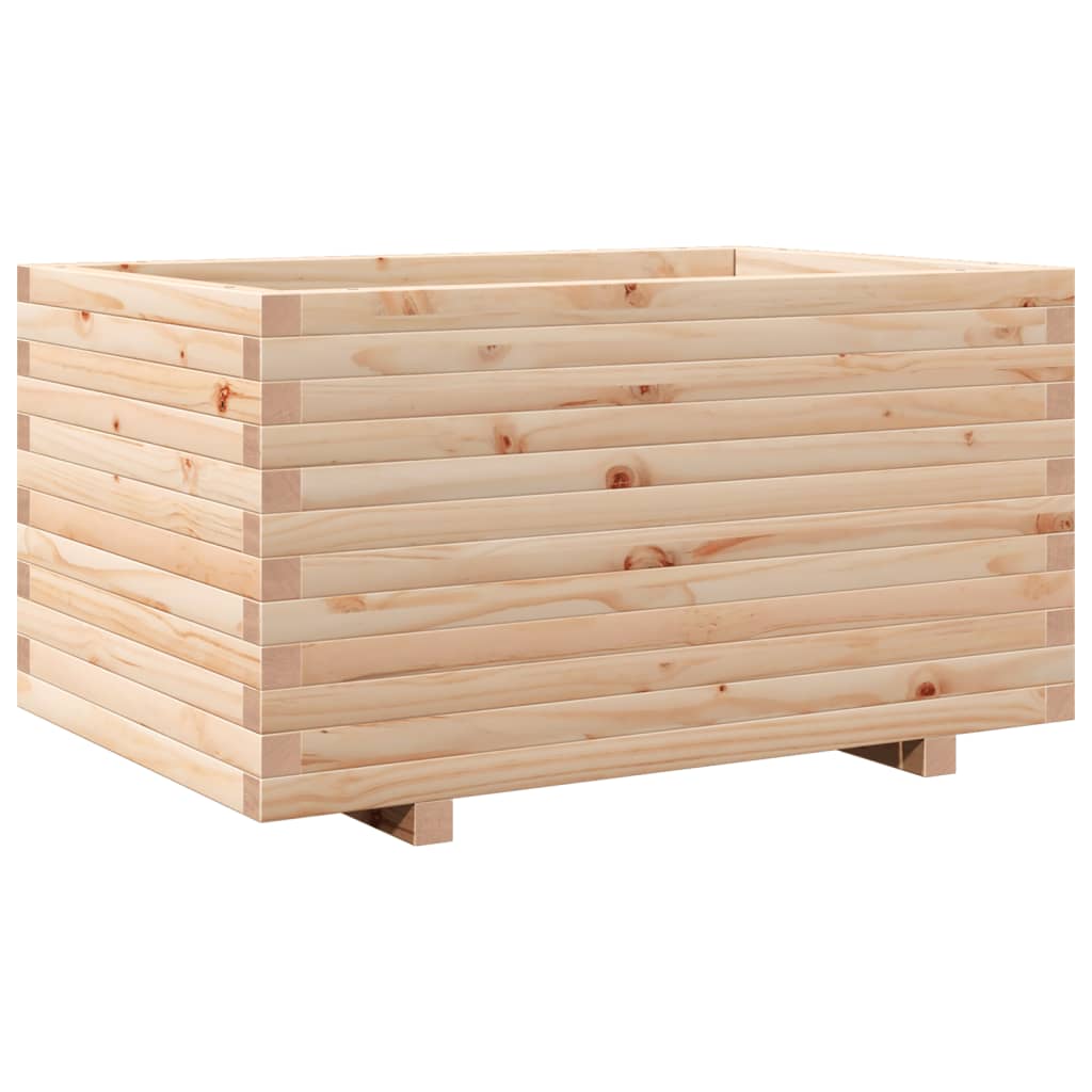 Garden flower box 90x60x49.5 cm solid pine