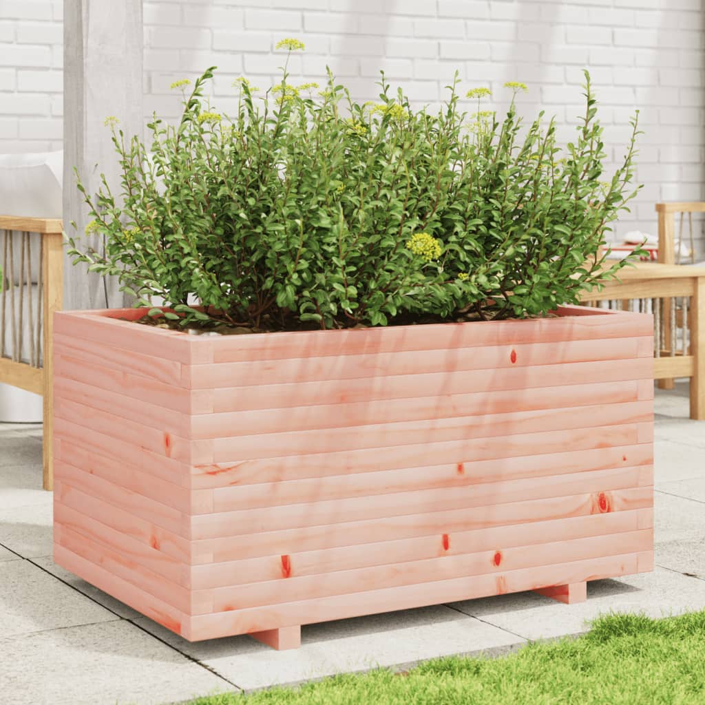 Garden flower box 90x60x49.5 cm solid Douglas fir