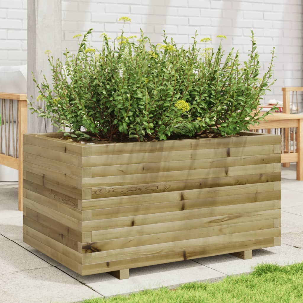 Garden flower box 90x60x49.5 cm impregnated pine