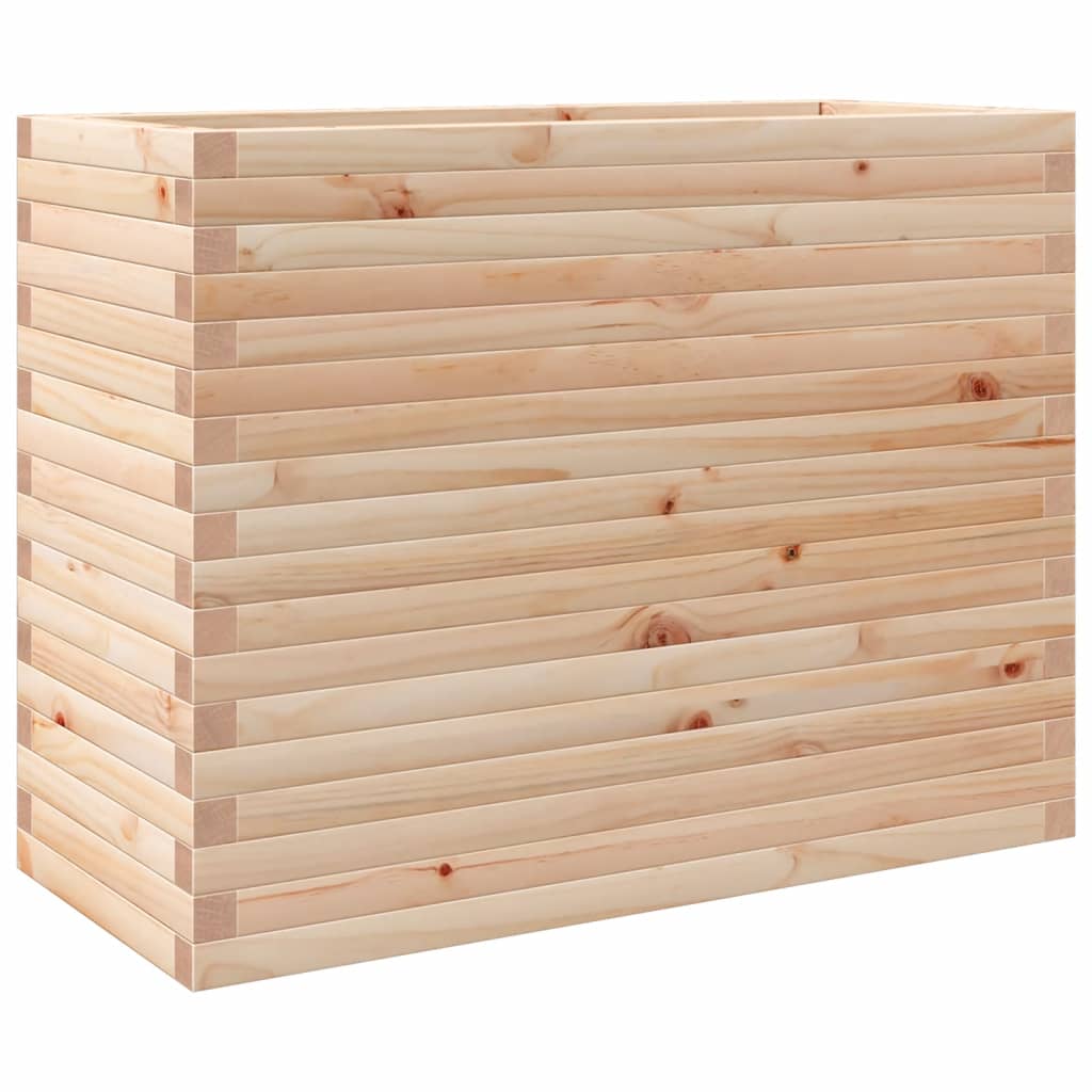 Garden flower box 90x40x68.5 cm solid pine